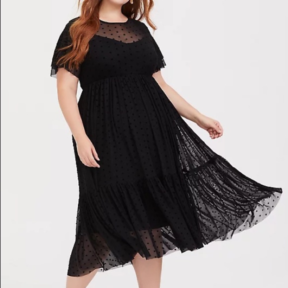 Torrid size 2 polka dot dress
